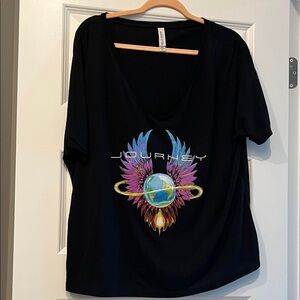 Bella Canvas Black Journey Graphic Tee.                                     NWOT